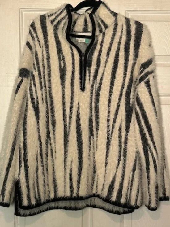 Preowned Anthropologie 1/2 Zip Pullover - 1X - Picture 1 of 6